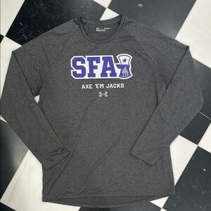 Under Armour SFA Axe 'Em Jacks Gray Long Sleeve Shirt